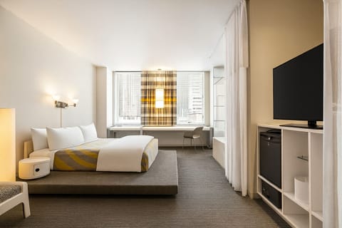Sink into a plush bed after a full city day.