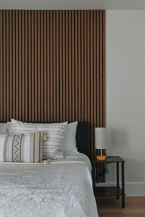 Enjoy cozy king bed