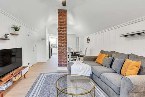 Kick back on the comfy sofa and enjoy a quiet night in with your favorite shows.