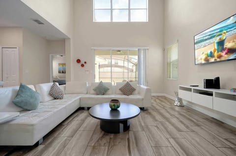 Open living area with natural light