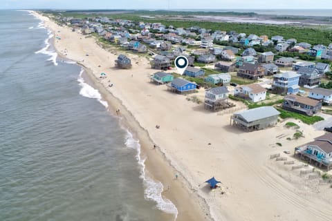 SN3119: OBX Oceanfront Cozy Cottage | Aerial View