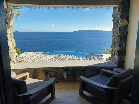 Ocean-facing deck perfect for morning coffee or sunset views in total serenity.