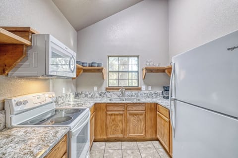 Fully stocked kitchen