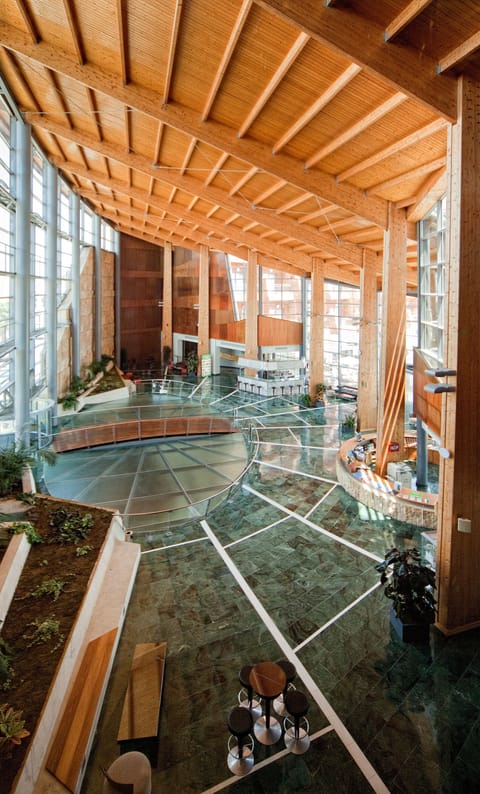 Interior entrance