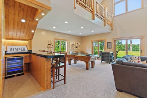 Beverage Bar, Pool & Game Table