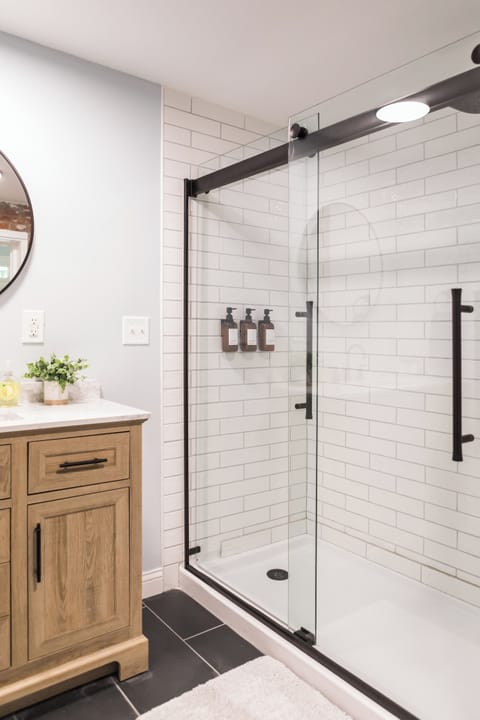 First floor bathroom with walk in shower
