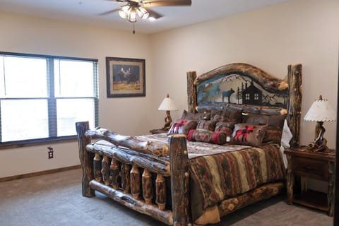 Sleep in style with our custom-crafted log beds