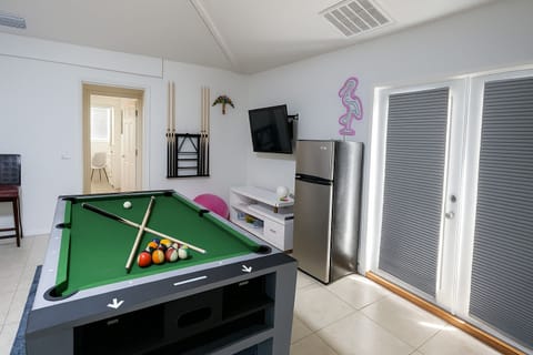 Pool Table in Game Room