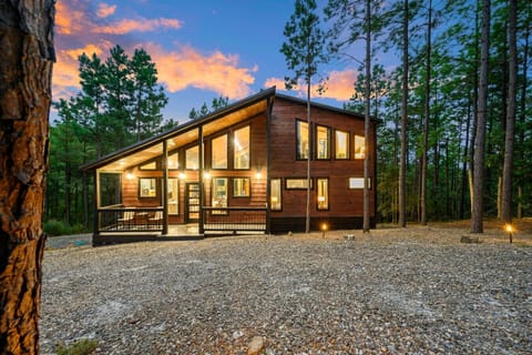 Modern design hidden in the pines.
