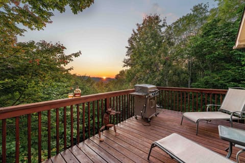 Sunset views — dine or relax on the private deck