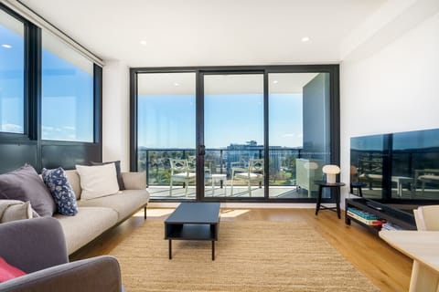 A luminous, serene living room designed for relaxation and style.