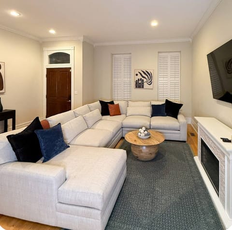 Living Room with fire place