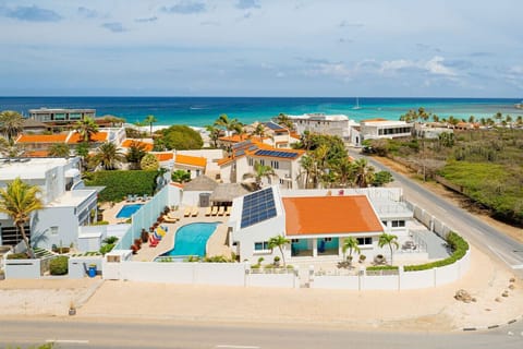 Alegria Villa is only a 2 minute walk from Arashi Beach, a beautiful quiet and secluded beach at the north of the island offering a scenic stretch of soft white sand and clear aqua water, perfect for relaxing, swimming and snorkeling.