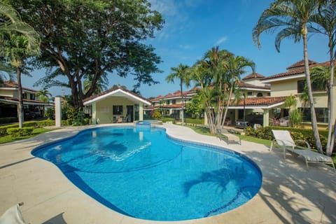 One of two pools at the complex
