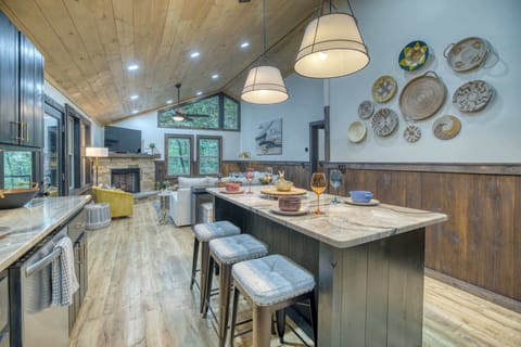 Opens to living room