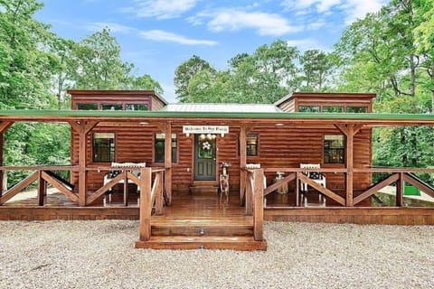 Peaceful mornings on the porch — enjoy coffee and woodland views from your private bench