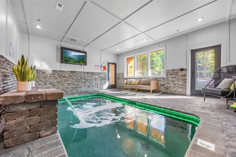 Rain or shine, the fun never stops in our heated indoor pool.