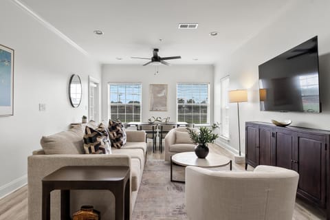 Living Room and Open Concept Dining
