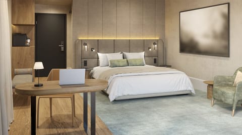 Deluxe Double Room, Balcony | Iron/ironing board, free WiFi