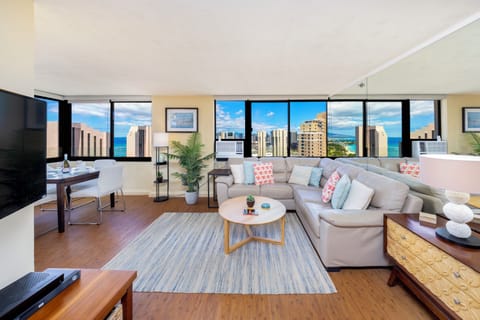 Living Room - Enjoy the panoramic views from the living room and dining area adjacent.