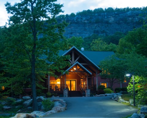 Front of property - evening/night