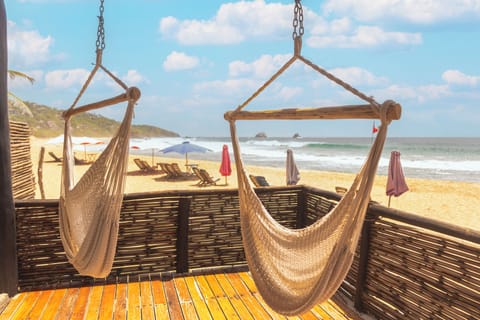 Double Room, Balcony, Beach View | Balcony view