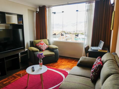 View in the living room