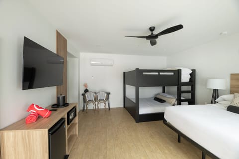 Unit with King size bed and Bunk bed