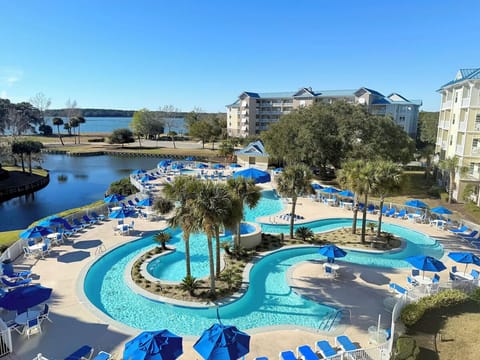 Explore winding waterways and sun decks made for relaxing.