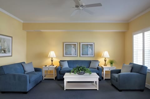 Relax in a spacious living room made for movie nights.