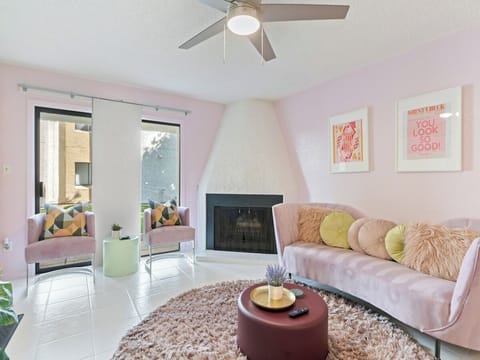 Kick back on the sofa, catch up on your favorite shows on the smart TV, or simply enjoy the company of friends and family in this inviting space.