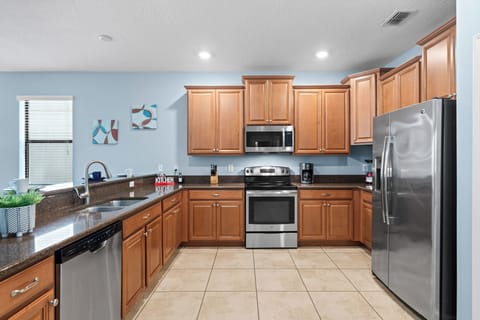 Whip up your favorite meals in a fully equipped kitchen with all the appliances you need!