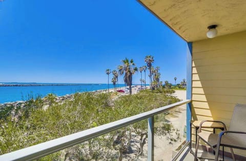 Ocean view from the living room balcony.