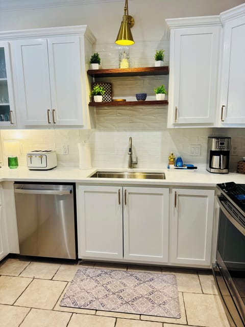 Fully stocked kitchen