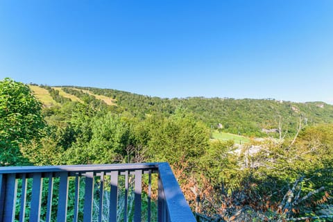ski slope and long range mountain views