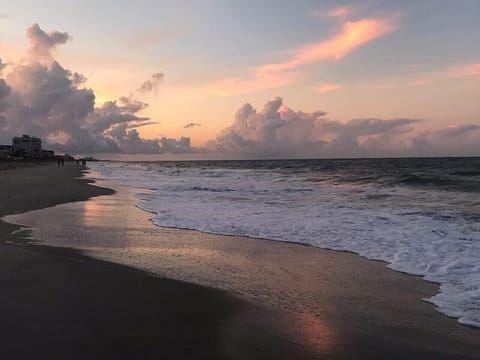 Beach nearby, white sand