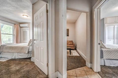 Convenient layout with bedrooms and living space side by side.