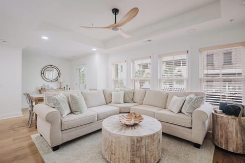 Townhome, Multiple Beds, Balcony, Garden View (Lowcountry Landing) | Living area | 42-inch flat-screen TV with digital channels