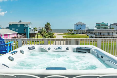 What a view from the hot tub! 