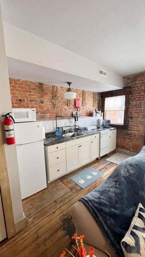 Kitchen view from hallway entrance