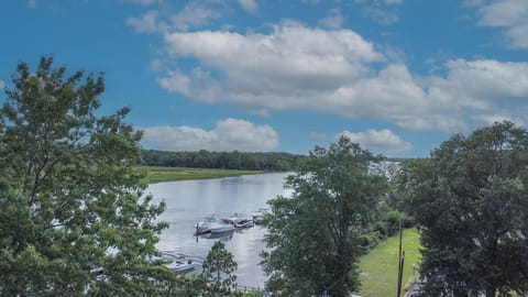 Water views from the house of the Rancocas Creek and Delaware River Inlet