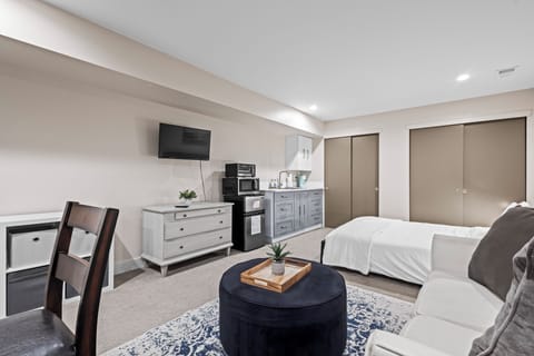 A bright, private retreat ideal for extended stays and restful nights.