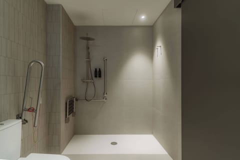 Exclusive Suite | Bathroom | Shower, hair dryer, towels, soap