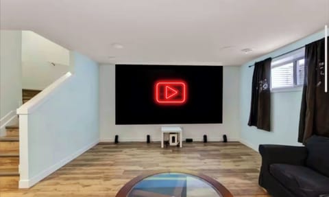 Basement Theater with Chromcast