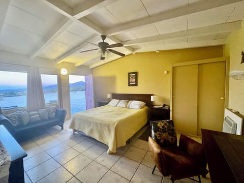 Deluxe king with full kitchen | View from room