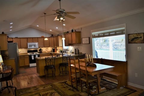 Dinning Room/Kitchen with view of South Holston River