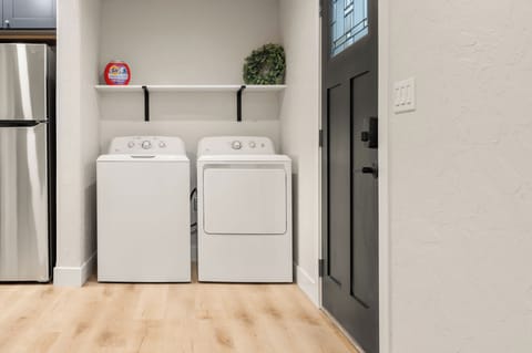 Guests have full access to our laundry area.
