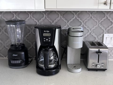 So many convenient appliances in the kitchen