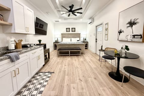 Spacious king suite with modern style & comfort