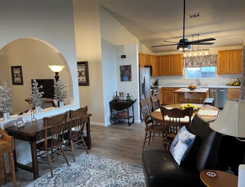 High Ceiling, arch ways creates open space for gatherings